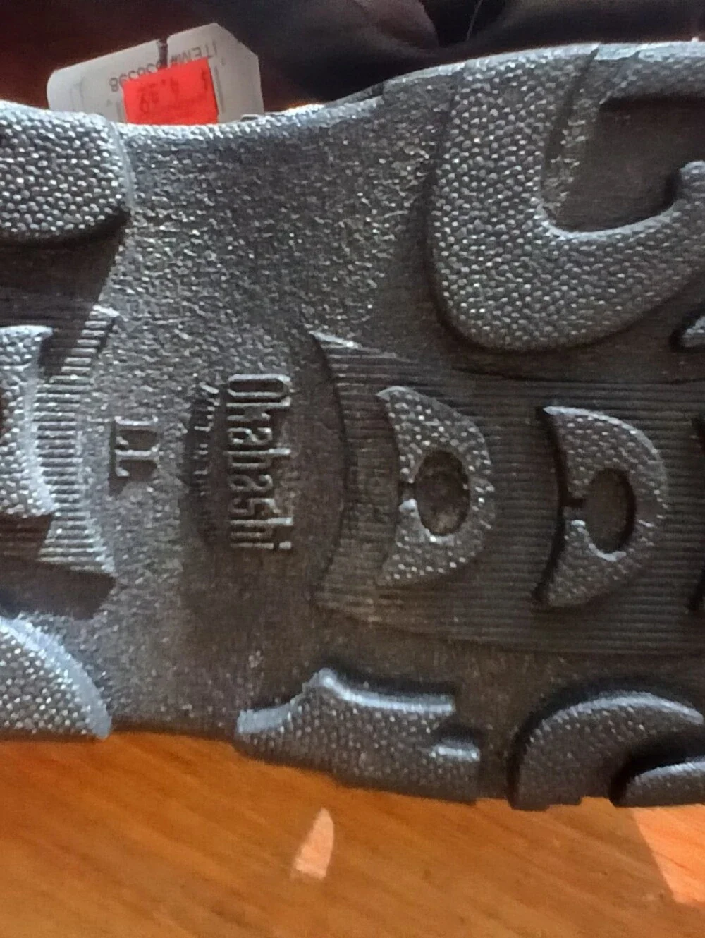 Men's Black OKABASHI Eurosport Slide Sandals.  Size LL. (9-10) NWT